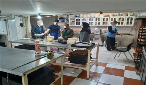 بازرسی از  مراکز تولید بامیه و زولبیا در سروآباد